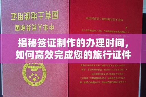 日照揭秘签证制作的办理时间，如何高效完成您的旅行证件